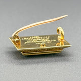 Estate 15K Y Gold Victorian Mourning Pin - Walter Bauman Jewelers