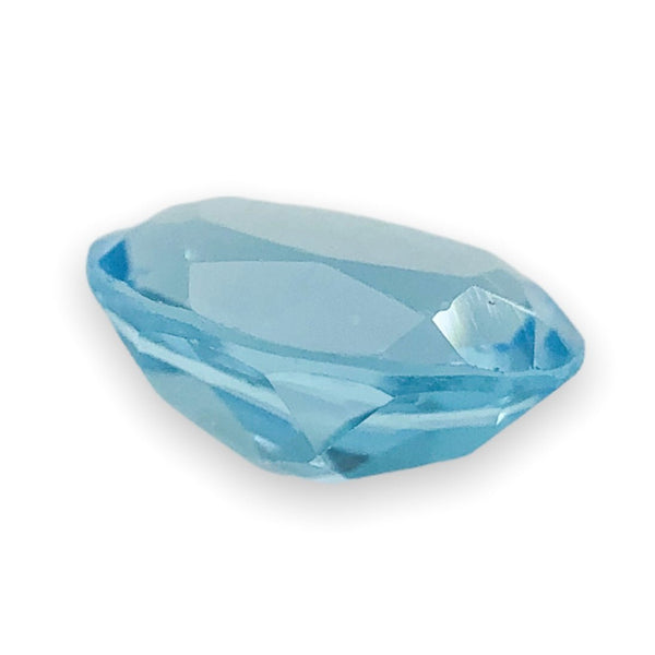 Estate 1.68ct Oval Cut Blue Topaz Loose Gemstone - Walter Bauman Jewelers