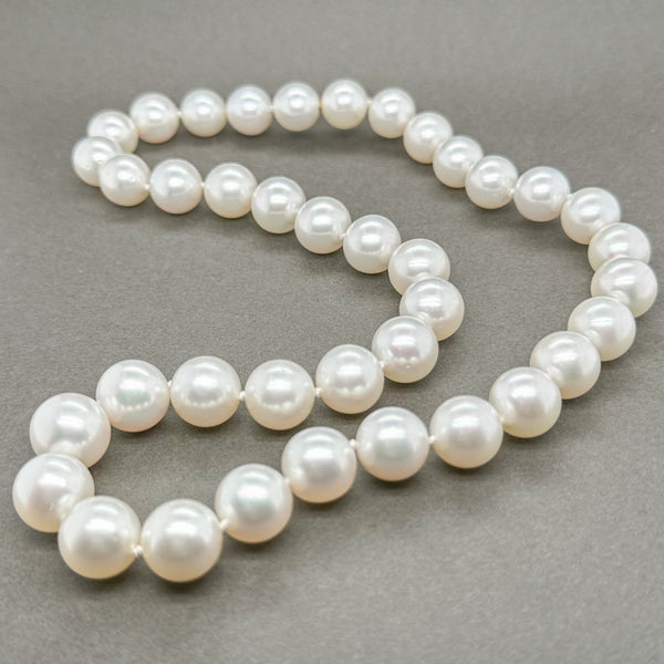 Estate 17” Graduated South Sea Pearl Mystery Clasp Necklace - Walter Bauman Jewelers