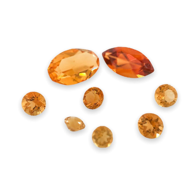 Estate 1.76cttw Mixed Parcel Citrine Loose Gemstone - Walter Bauman Jewelers