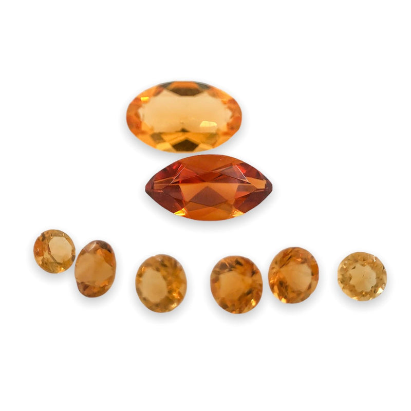 Estate 1.76cttw Mixed Parcel Citrine Loose Gemstone - Walter Bauman Jewelers