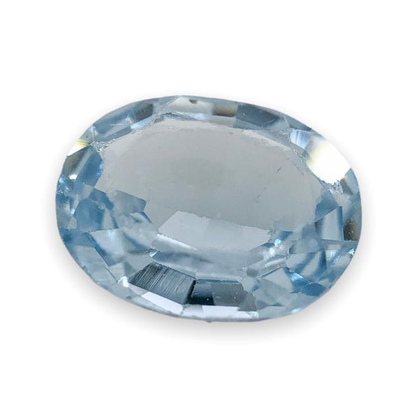 Estate 1.79ct Oval Cut Blue Topaz Loose Gemstone - Walter Bauman Jewelers