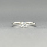 Estate 18K W Gold 0.23ct H-I/VS1 Diamond Engagement Ring - Walter Bauman Jewelers