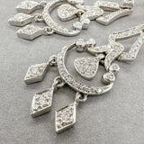 Estate 18K W Gold 0.81ctw H-I/SI2-I1 Diamond Dangle Earrings - Walter Bauman Jewelers