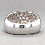 Estate 18K W Gold 0.88cttw G-H/SI1-2 Diamond Dome Ring - Walter Bauman Jewelers