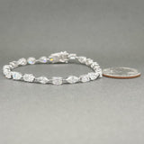 Estate 18K W Gold 10.75ctw I/SI2 Diamond Bracelet - Walter Bauman Jewelers