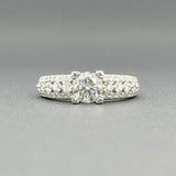 Estate 18K W Gold 1.82cttw G-H/SI2-I1 Diamond Engagement Ring - Walter Bauman Jewelers