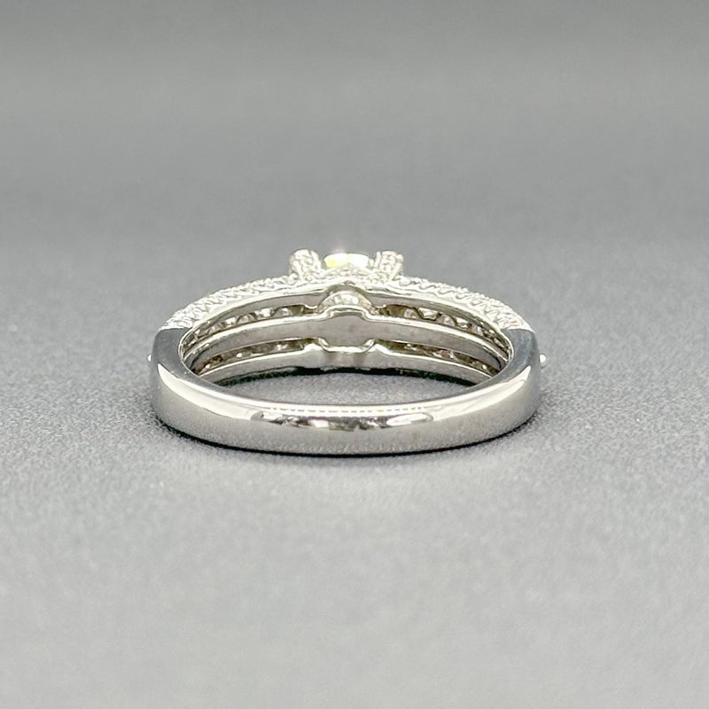 Estate 18K W Gold 1.82cttw G-H/SI2-I1 Diamond Engagement Ring - Walter Bauman Jewelers