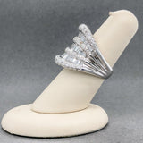 Estate 18K W Gold 3.52ctw G-H/SI1-2 Diamond Cocktail Ring - Walter Bauman Jewelers