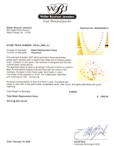 Estate 18K W Gold 4.3-4.6mm Akoya Pearl Tincup Necklace - Walter Bauman Jewelers