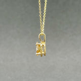 Estate 18K Y Gold 0.37ct Marquise Fancy Yellow/SI2 Diamond Pendant - Walter Bauman Jewelers