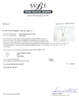 Estate 18K Y Gold 0.3ct RBC Fancy Yellow/SI2 Diamond Pendant - Walter Bauman Jewelers