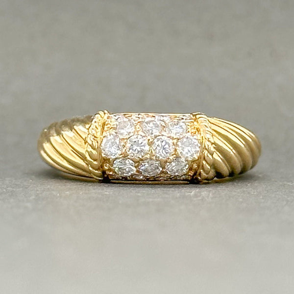 Estate 18K Y Gold 0.47ctw G-H/SI1-I1 Diamond Ring - Walter Bauman Jewelers