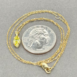 Estate 18K Y Gold 0.66ct Marq. Yellow/SI2 Diamond Pendant - Walter Bauman Jewelers