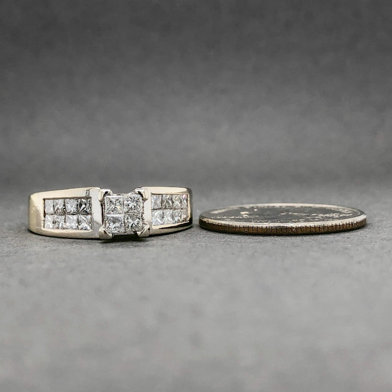 Estate 18K Y Gold 0.80cttw G-H/VS2 Diamond Engagement Ring - Walter Bauman Jewelers