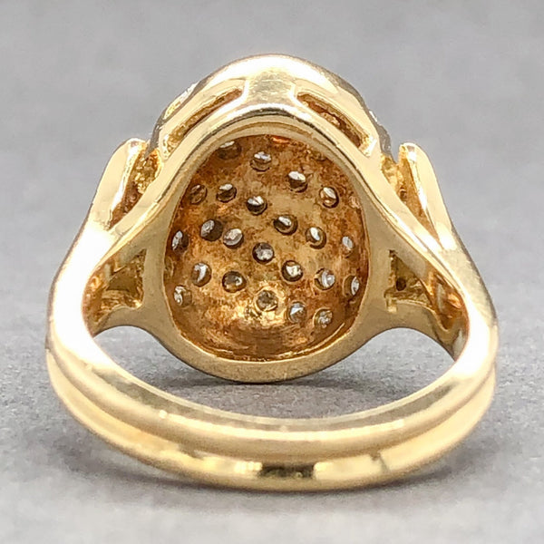 Estate 18K Y Gold 0.92cttw G-H/VS2-SI1 Diamond Dome Ring - Walter Bauman Jewelers