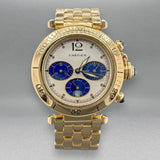 Estate 18K Y Gold Cartier Pasha De Cartier Quartz Men’s Watch Ref#30009 - Walter Bauman Jewelers
