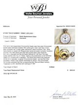 Estate 18K Y Gold Chronome'tre Hasler Pocket Watch - Walter Bauman Jewelers