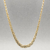 Estate 18K Y Gold Turkish Braid Riviere Necklace - Walter Bauman Jewelers