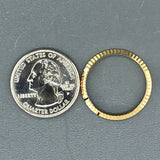 Estate 18k Yellow Gold Ladies Rolex 25mm Fluted Bezel - Walter Bauman Jewelers