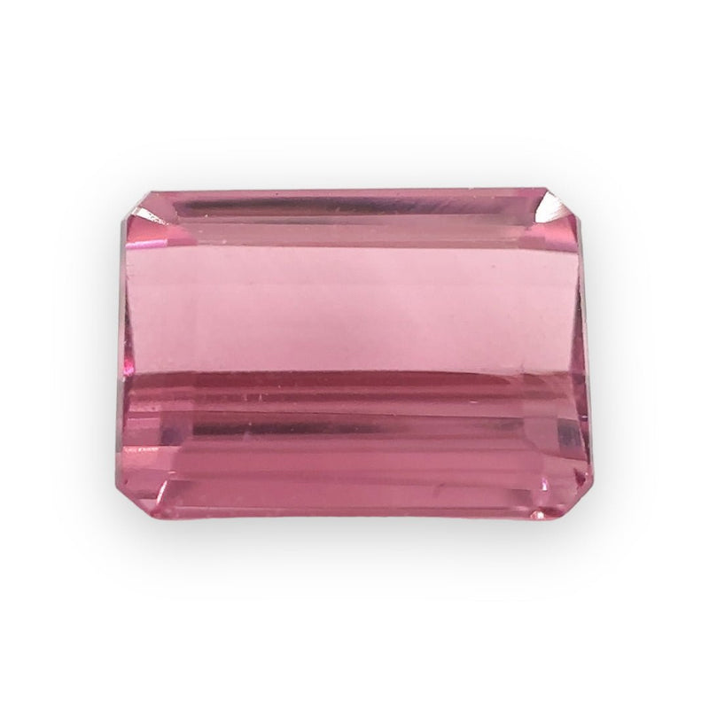 Estate 1.90ct Em. Cut Pink Tourmaline Loose Gemstone - Walter Bauman Jewelers