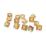 Estate 1.91cttw 14 Square Cut Citrine Parcel Loose Gemstone - Walter Bauman Jewelers