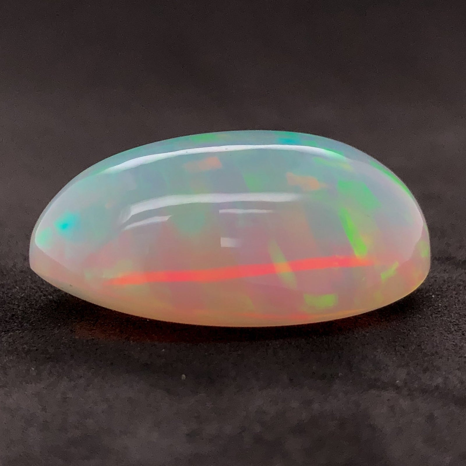 Sterling Opal Cabochon Gemstone...Sterling Monarch hot Opal Cabochon...Cushion Shape Cabochon...23x18x3mm...7.5Ct