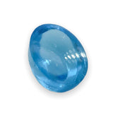 Estate 2.03ct Oval Cabochon Blue Topaz Loose Gemstone - Walter Bauman Jewelers