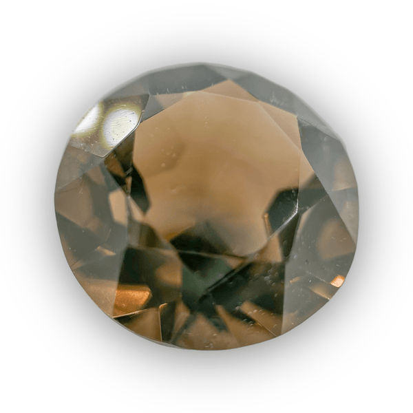 Estate 20.62ct Round Cut Smoky Quartz Loose Gemstone - Walter Bauman Jewelers