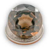 Estate 20.62ct Round Cut Smoky Quartz Loose Gemstone - Walter Bauman Jewelers