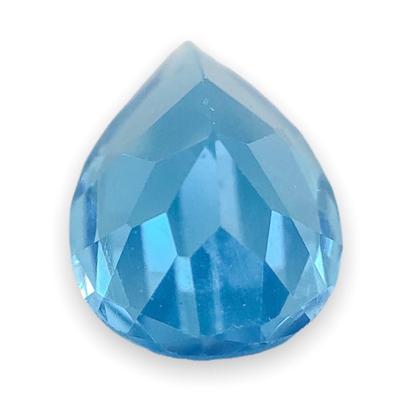 Estate 2.18ct Pear Cut Blue Topaz Loose Gemstone - Walter Bauman Jewelers