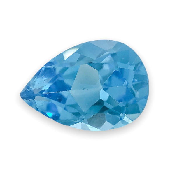 Estate 2.18ct Pear Cut Blue Topaz Loose Gemstone - Walter Bauman Jewelers