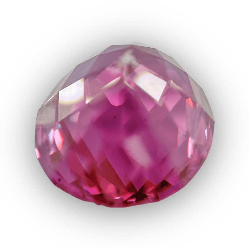 Estate 22.01ct Lab. Purple Sapphire Oval Cut Loose Gemstone - Walter Bauman Jewelers