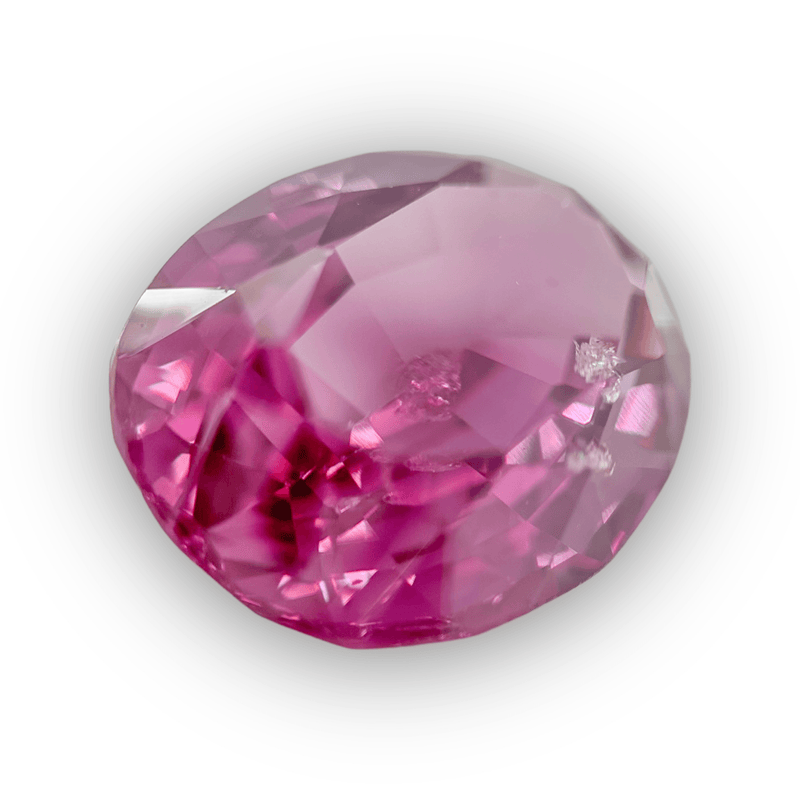 Estate 22.01ct Lab. Purple Sapphire Oval Cut Loose Gemstone - Walter Bauman Jewelers