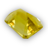 Estate 22.2ct Emerald Cut Lemon Quartz Loose Gemstone - Walter Bauman Jewelers