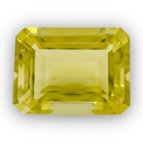 Estate 22.2ct Emerald Cut Lemon Quartz Loose Gemstone - Walter Bauman Jewelers