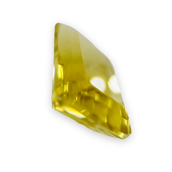 Estate 22.2ct Emerald Cut Lemon Quartz Loose Gemstone - Walter Bauman Jewelers