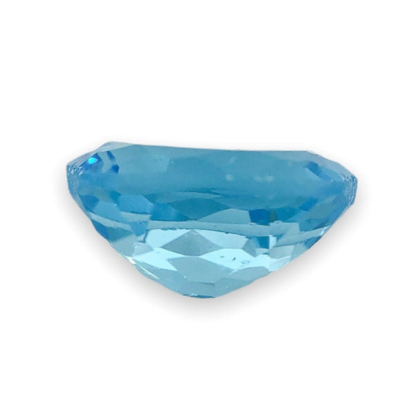 Estate 2.2ct Oval Cut Blue Topaz Loose Gemstone - Walter Bauman Jewelers