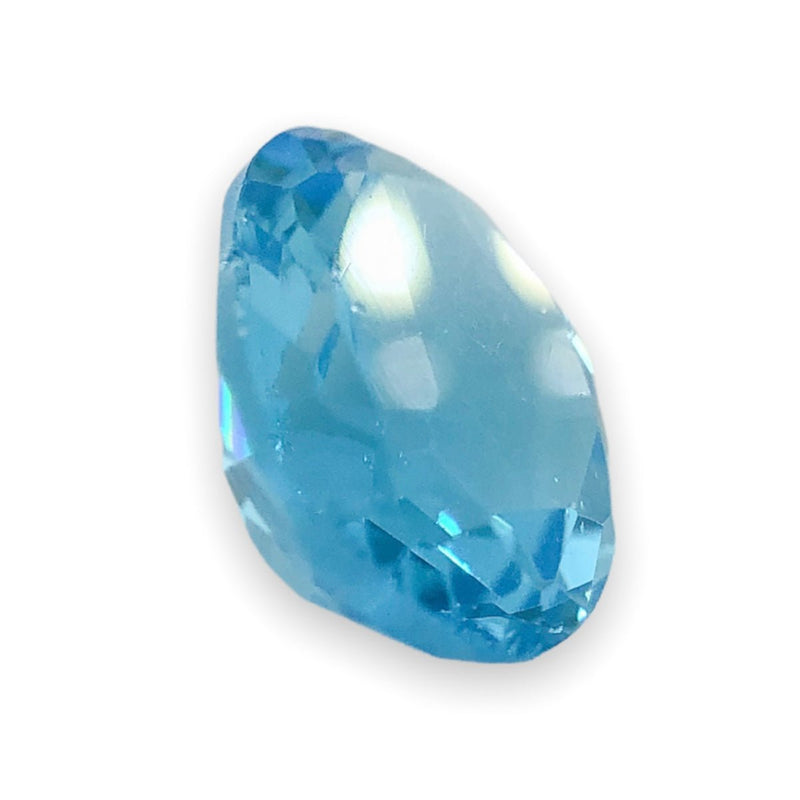 Estate 2.2ct Oval Cut Blue Topaz Loose Gemstone - Walter Bauman Jewelers