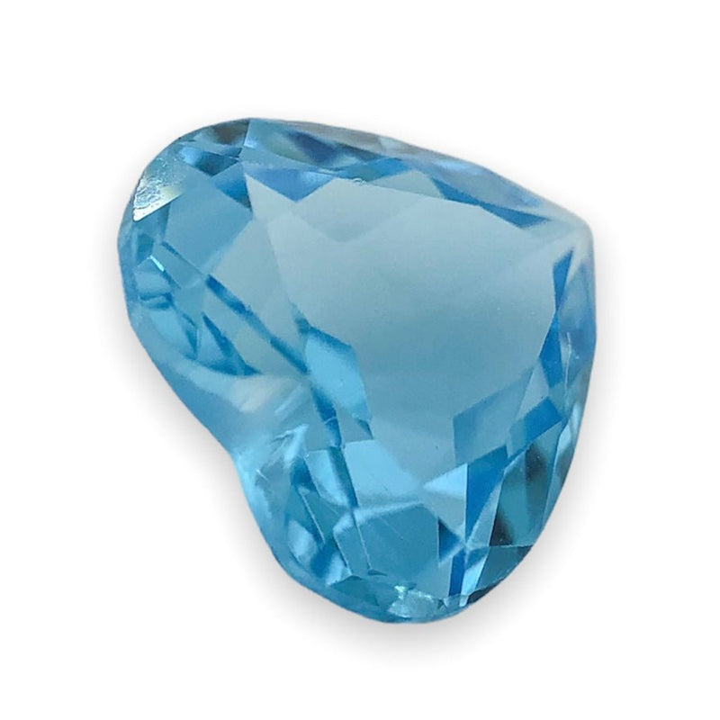 Estate 2.61ct Heart Cut Blue Topaz Loose Gemstone - Walter Bauman Jewelers