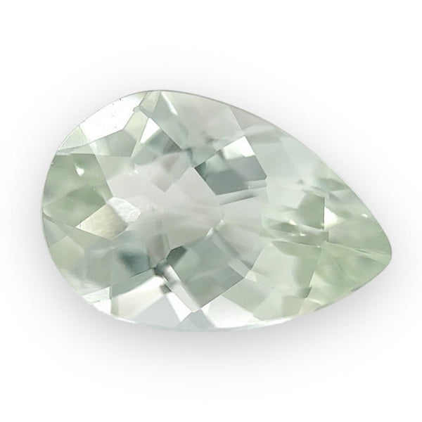 Estate 2.66ct Pear Cut Green Amethyst Loose Gemstone - Walter Bauman Jewelers