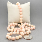 Estate 27.5" 8.3-9.4mm Angel Skin Coral Beaded Necklace - Walter Bauman Jewelers