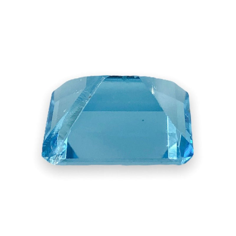 Estate 2.75ct Emerald Cut Blue Topaz Loose Gemstone - Walter Bauman Jewelers