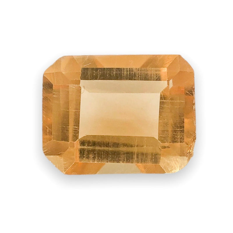 Estate 2ct Emerald Cut Citrine Loose Gemstone - Walter Bauman Jewelers