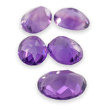 Estate 3.45cttw 5 Oval Cut Amethyst Loose Gemstones - Walter Bauman Jewelers