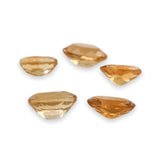 Estate 3.48cttw 5 Oval Cut Citrine Parcel Loose Gemstone - Walter Bauman Jewelers