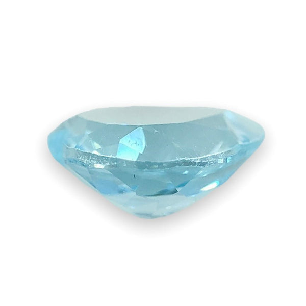 Estate 3.75ct Heart Cut Blue Topaz Loose Gemstone - Walter Bauman Jewelers