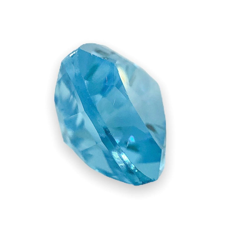 Estate 3.79ct Trillion Cut Blue Topaz Loose Gemstone - Walter Bauman Jewelers