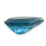Estate 3.95ct Pear Cut London Blue Topaz Loose Gemstone - Walter Bauman Jewelers