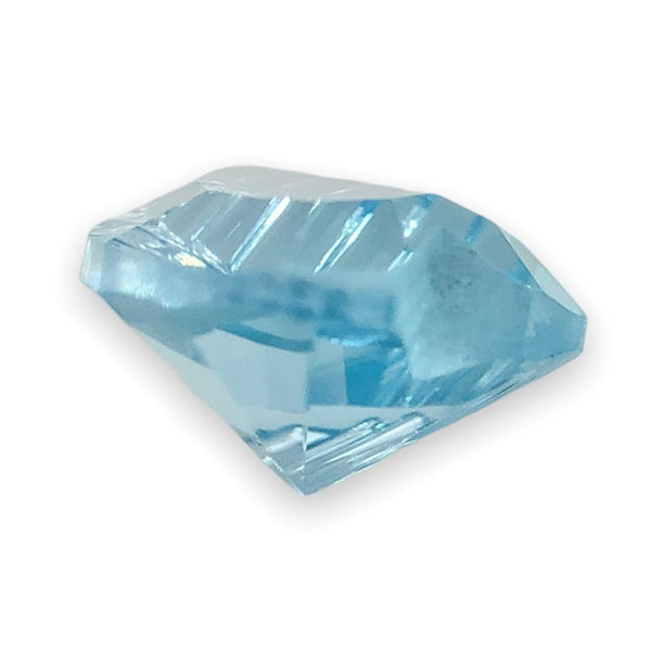 Estate 4.22ct Heart Cut Blue Topaz Loose Gemstone - Walter Bauman Jewelers